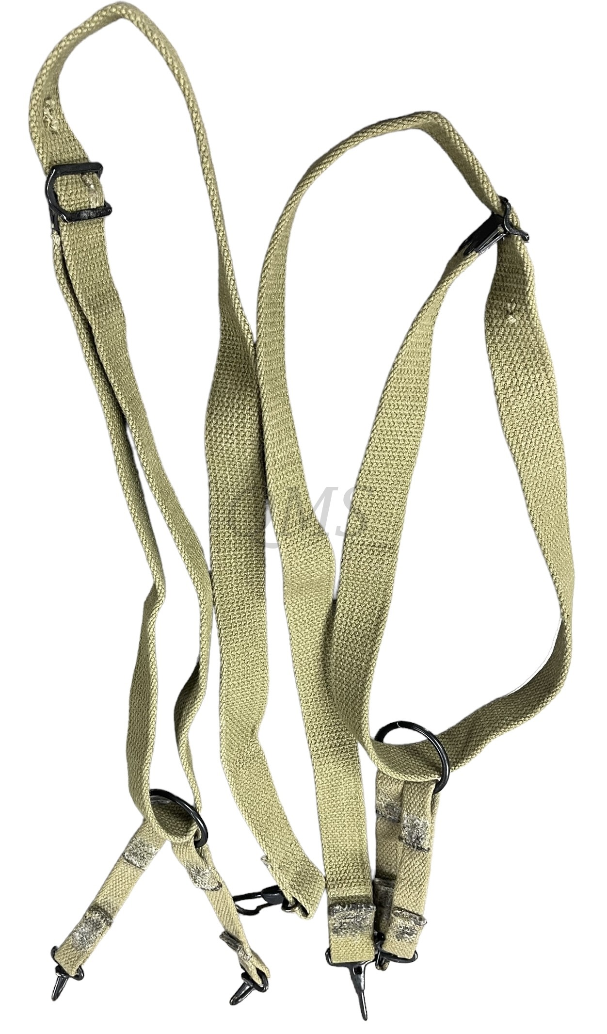 US WWII Marine Corps (USMC) Khaki M1941 Combat Suspenders