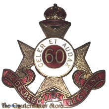 Cap badge 60th Inf Bat (The Heidelberg Regiment)