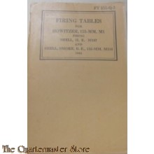 FT 155 Q2  Manual Firing tables  1944
