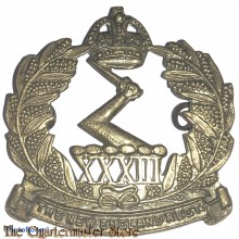 Cap badge 33rd Inf Bat (The New England Regiment) 1916-1943