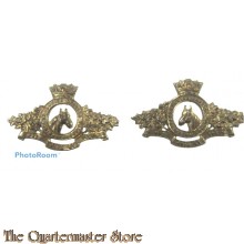 Collar badges Prinses Louise Dragoon Guards