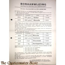 Bonaanwijzing Distributie-centrale XIV (Amersfoort)  2e week, 6e periode 1945 20 t/m 26 mei