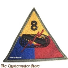 Mouwembleem 8e Armored Divison (Sleevebadge 8th Armored Division)