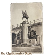 Carte Postal 1914-18 Ostende- Le Monument Roi Leopold II