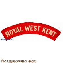 Shoulder flash Royal West Kent (canvas)