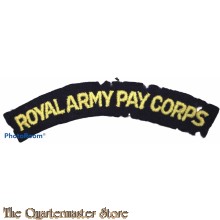 Shoulder flash Royal Army Pay Corps (R.A.P.C.)