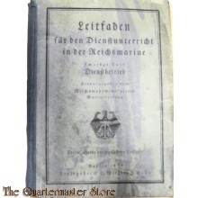 Book - Leitfaden für den Dienstunterricht in der Reichs Marine 1934