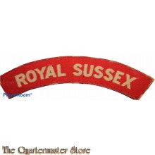 Shoulder flash Royal Sussex (canvas)