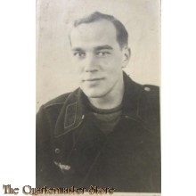 Photo (Mil. Postcard ) Panzerman in Ausbldung