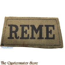 Slip-on Royal Electrical and Mechanical Engineers  (R.E.M.E.) canvas