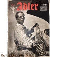 Zeitschrift Der Adler heft 18 ,1 sept 1942  (Magazine Der Adler no 18 ,1 sept 1942)