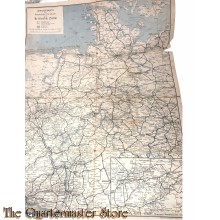 Ubersichtskarte zum Reichsbahn Kursbuch fur die Britische Zone 1946/1948