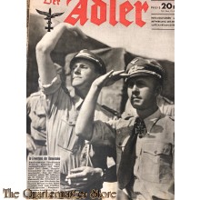 Zeitschrift Der Adler heft 20 28 sept 1943 (Magazine Der Adler no 20, 28 sept 1943)