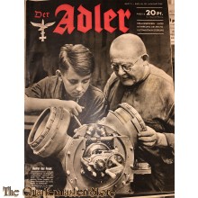 Zeitschrift Der Adler heft 2 , 20 jan 1942  (Magazine Der Adler No 2 , 20 jan 1942)