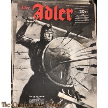 Zeitschrift Der Adler heft 5 , 29 febr 1944  (Magazine Der Adler No 5, 29 febr 1944)