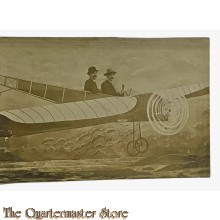 Studio Photo 1914-18 2 civilians in fake airplane 