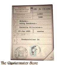2e distributie stamkaart V Bloemendaal 179 no 030678