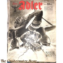 Zeitschrift Der Adler heft 3 ,3 febr 1942  (Magazine Der Adler no 3 ,3 febr 1942)