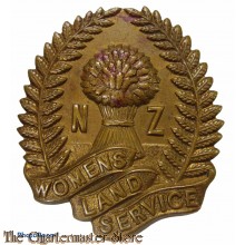 Cap badge Women's Land Service New Zealand WW2