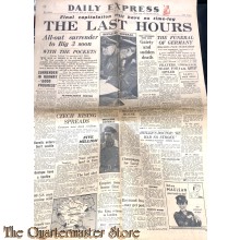 Newspaper, Daily Express no 14.016 , may 7 , 1945