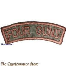 Shoulder title Four Guns