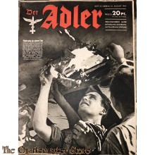 Zeitschrift Der Adler heft 18 ,31 aug  1943 (Magazine Der Adler no 18, 31 aug 1943)
