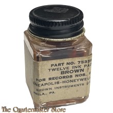 Container with Twelve (12) Ink Pads for Records Nos.6 or 12