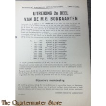 Uitreiking 2e deel van de M.G. bonkaarten 28 mei t/m 2 juni 1945