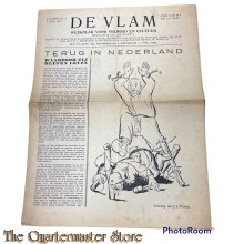 Krant de Vlam Weekblad voor vrijheid en cultuur 1e jrg no 3, 1 juni 1945