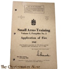 Pamphlet No 2 , Manual Small arms Training  Vol 1  Apllication of Fire Canada