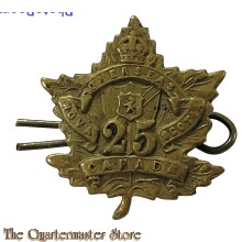 Collar Badge NCO WWI 25th Battalion Nova Scotia Rifles CEF Canada 
