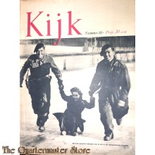 2 Maandelijks blad Kijk no 10 Britsche soldaten op ijs met nederlandsche kinderen
