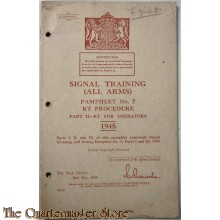 Pamphlet No 7  RT for operators signal  training (all arms) part 2