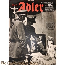 Zeitschrift Der Adler heft 16,  3 aug 1943  (Magazine Der Adler no 16, 3 aug 1943)