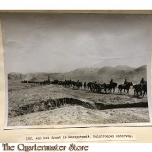 Press photo , front of Mesopotamia, reenforcments on their way
