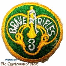 Mouwembleem 3rd Armored Cavalry Regiment (Brave Rifles 3) (Sleeve badge 3rd Armored Cavalry Regiment (Brave Rifles 3))