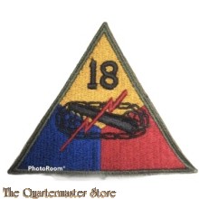 Mouwembleem 18e Armored Divison (Sleevebadge 18th Armored Division)
