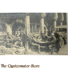 Mil Postkarte 1914  Die grosse Schlacht im Westen