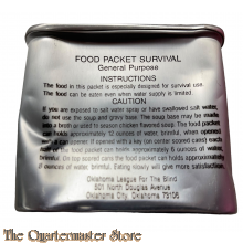 US tin can Food packet Survival, General Purpose 1988/1990