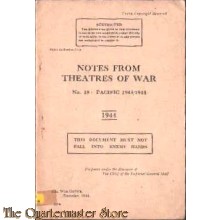 Manual  no 18 Notes from Theatres of War: Pacific   