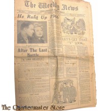 Newspaper, The Weekly News, no 4690 saturday 21 april 1945