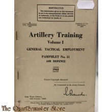 Pamphlet no 11 General Tactical Employment, vol 1 Air Defence 1943