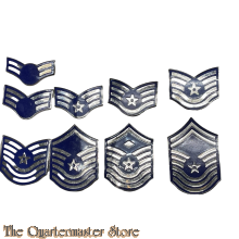 Set of 9 Air Force - Blue Enameled Ranks