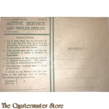 WO2 britse dienstenveloppe (WW2 Active Service Army Privilege Envelope)