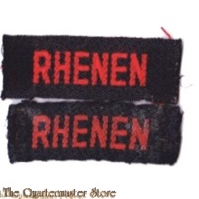 Straatnamen Rhenen  (Regiment Veld Artillerie)