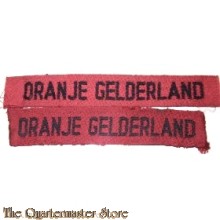 Straatnamen Regiment Infanterie Oranje Gelderland