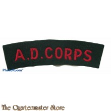 Shoulder flash Army Dental Corps A.D.C. 