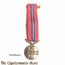 Medaille voor het 10-jarig lidmaatschap van de Bond van Nederlandse Militaire Oorlogsslachtoffers (Miniatuur)