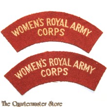 Shoulder flashes Women's Royal Army Corps (1947-1992)