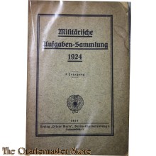 Militärische Aufgaben-Sammlung 1924 3er Jahrgang
